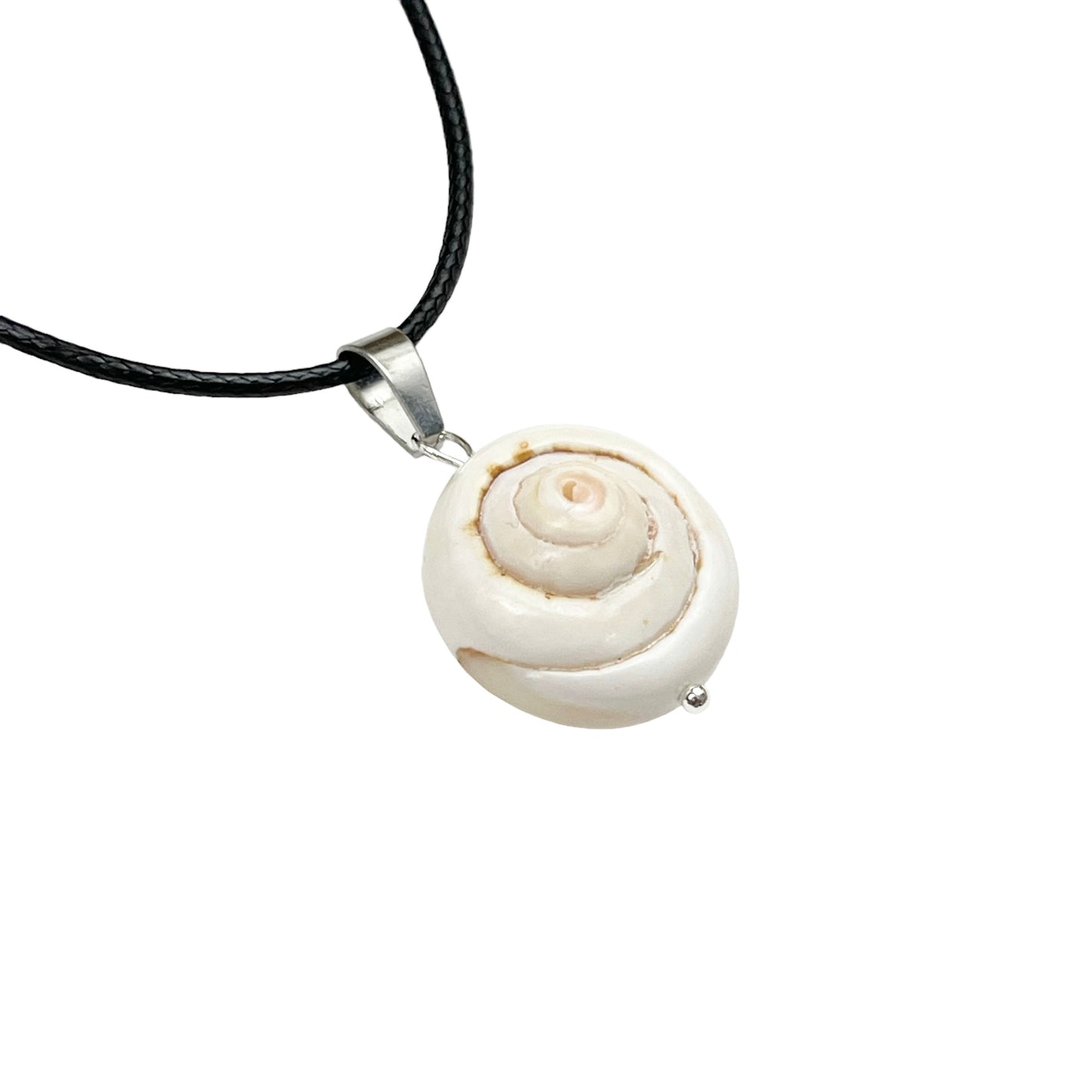 Natural Spiral Seashell Necklace