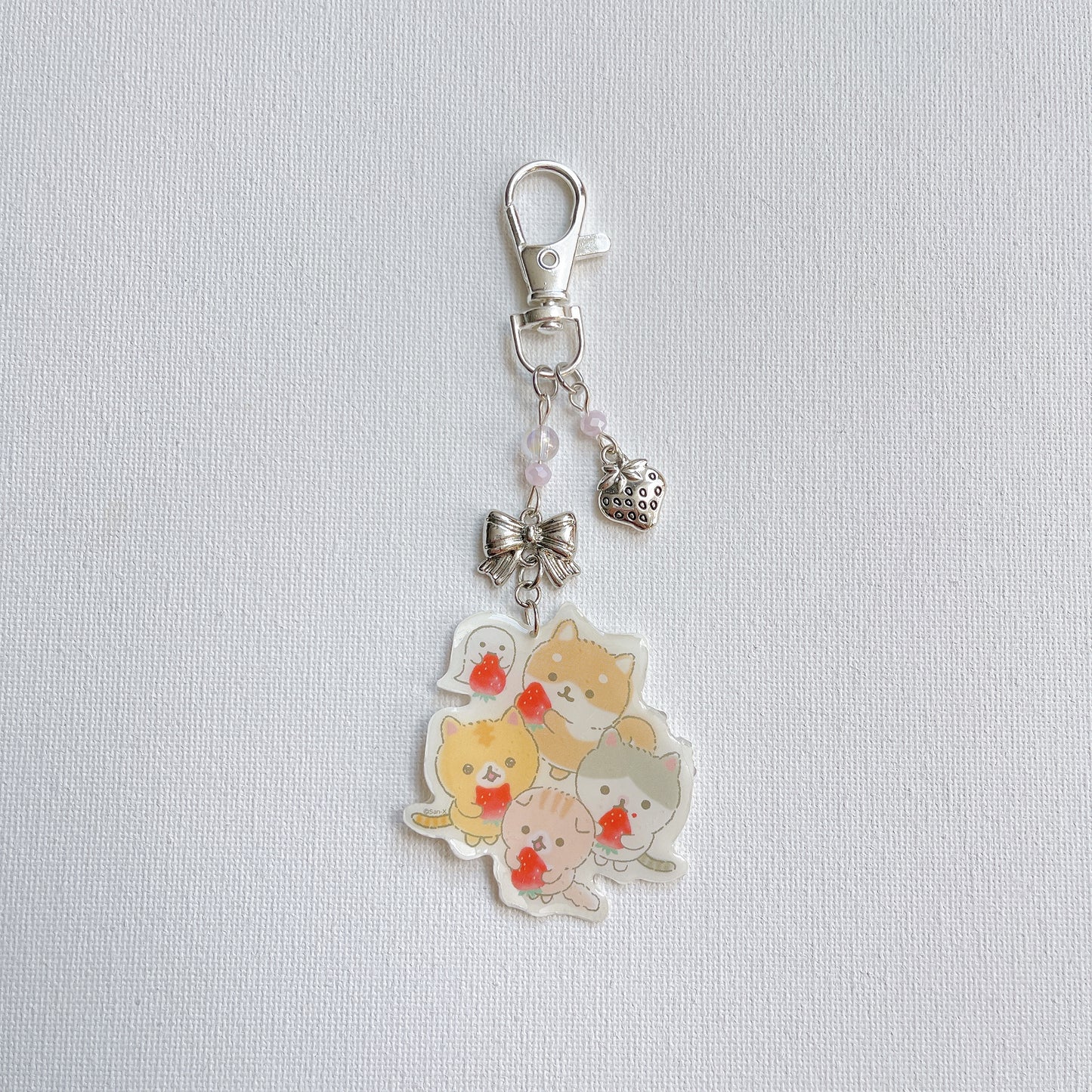 Strawberry Feast Keychain