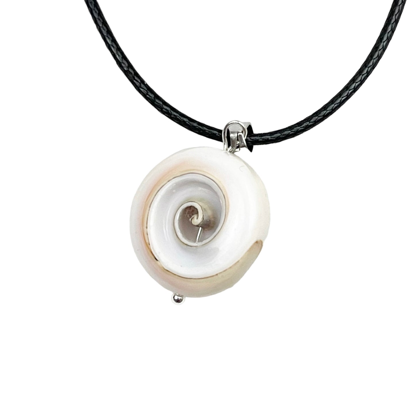 Natural Spiral Seashell Necklace