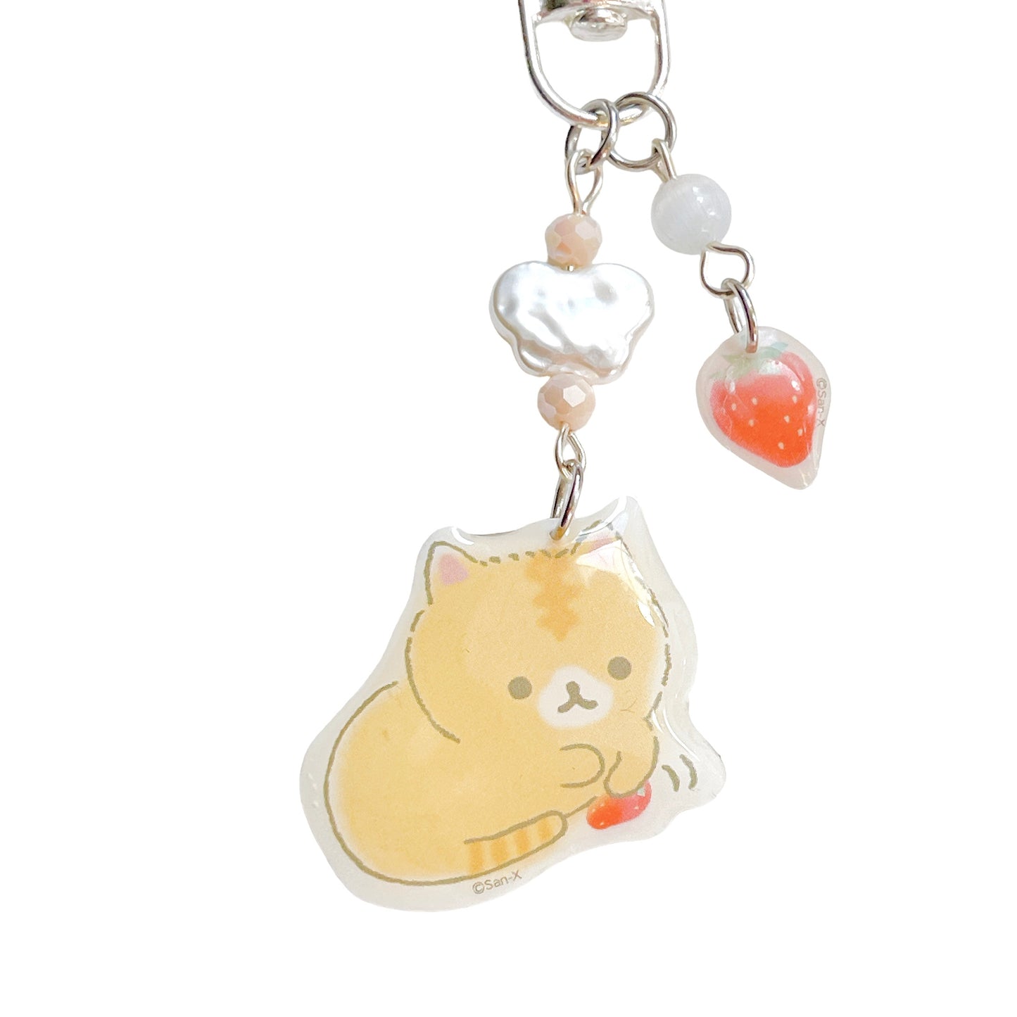 Orange Cat Keychain