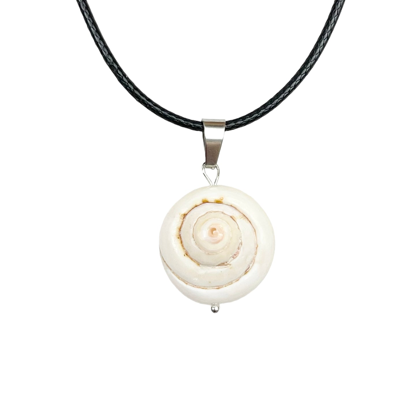 Natural Spiral Seashell Necklace