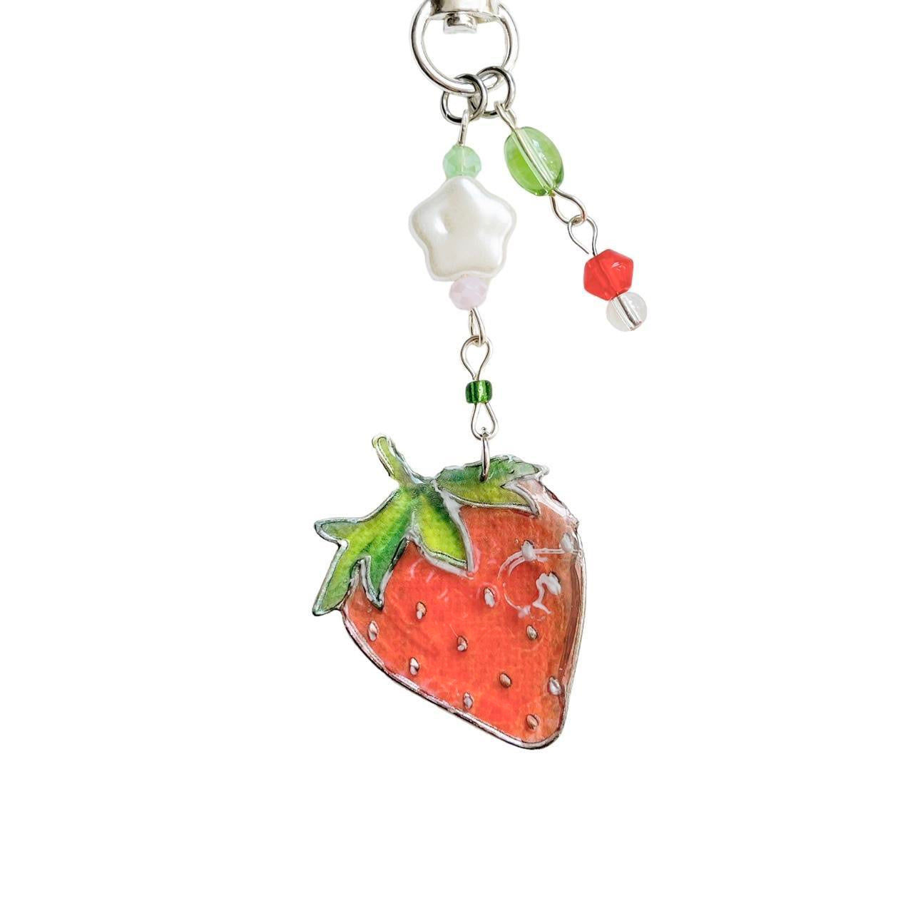 Strawberry Keychain