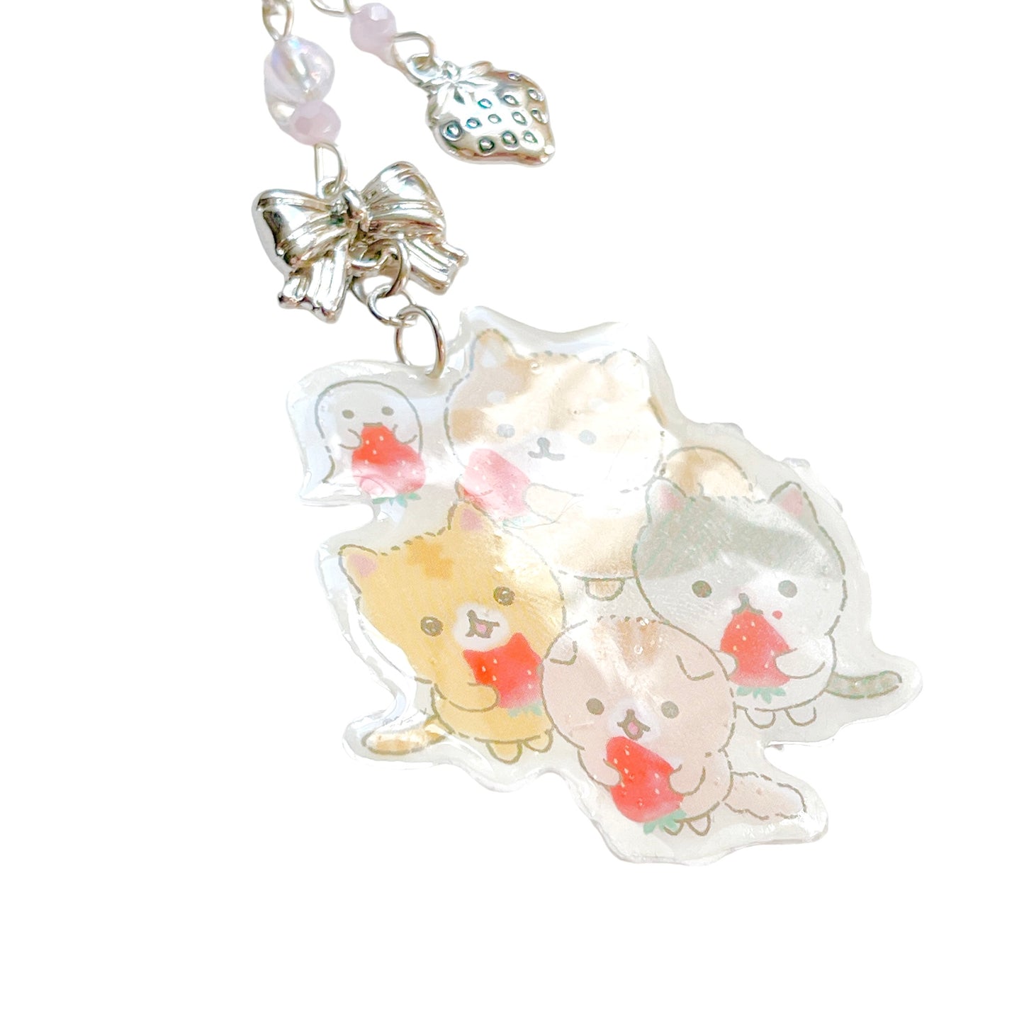 Strawberry Feast Keychain