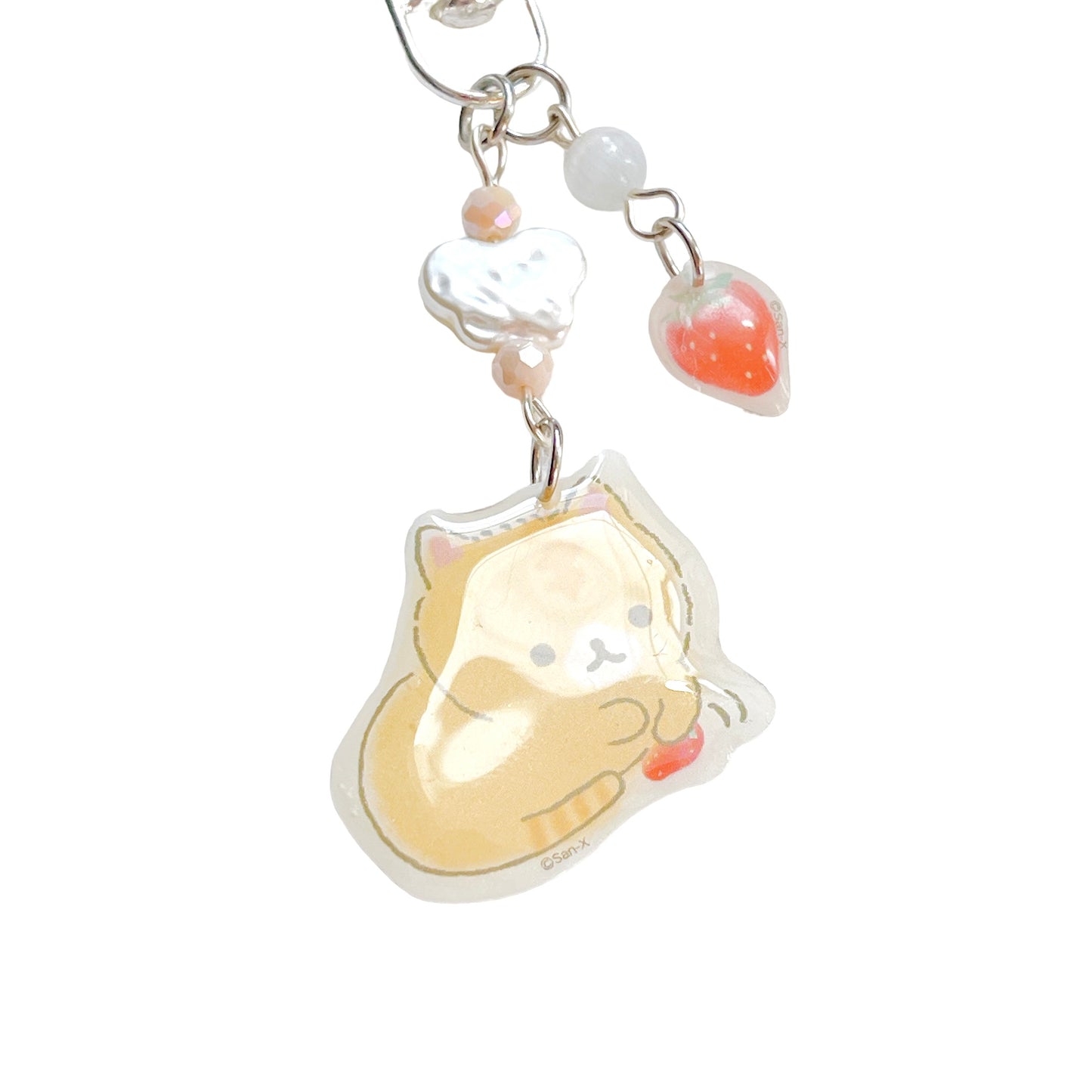 Orange Cat Keychain