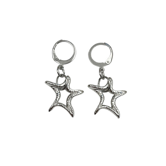 Hollow Starfish Earrings