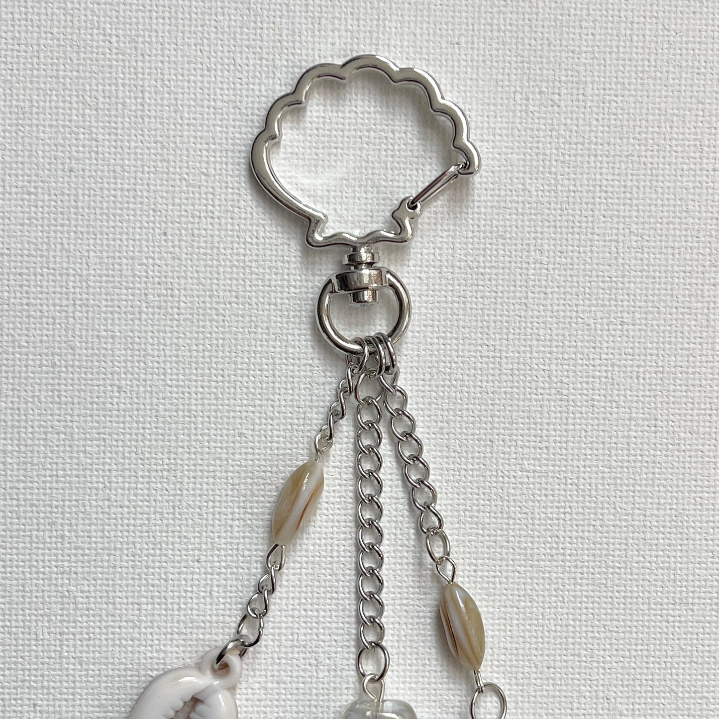 Collecting Shells Keychain