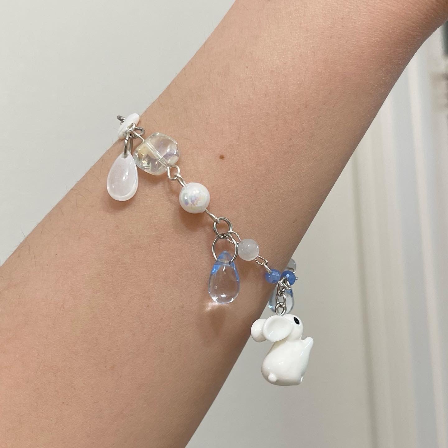 Blue Bunny Bracelet