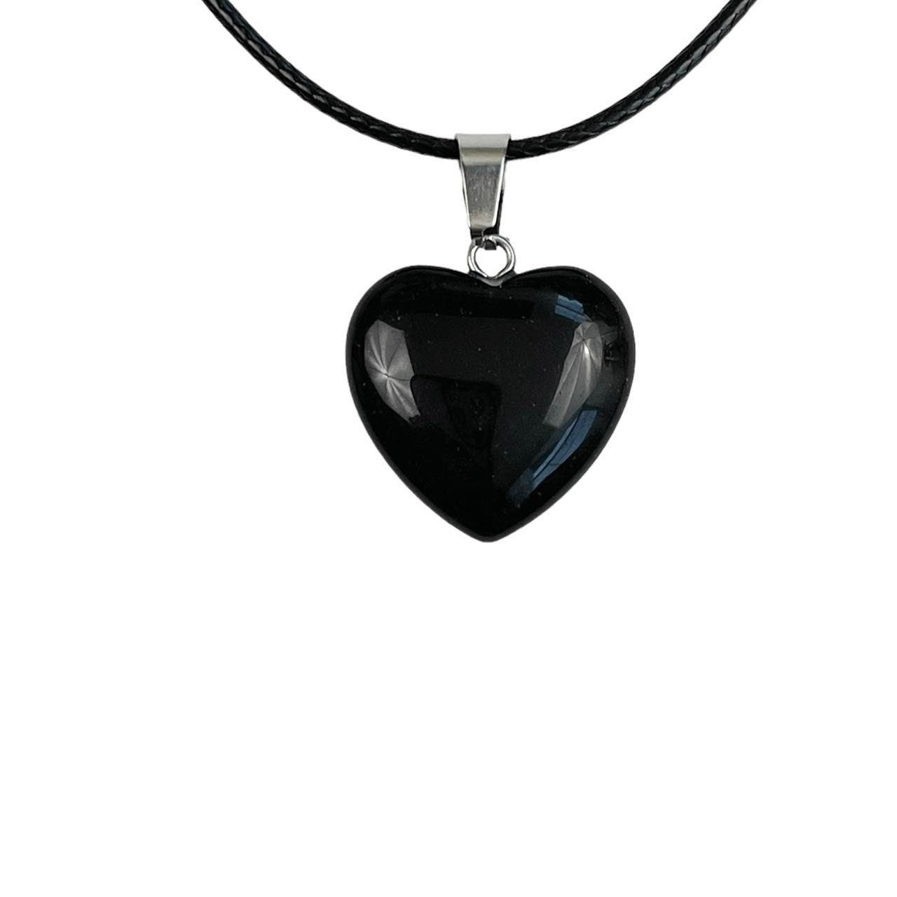 black glass heart necklace | y2k grunge necklace heart choker | black heart necklace | chunky puffy heart pendant necklace | 90’s emo choker