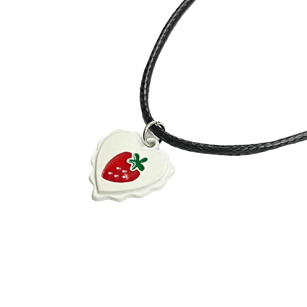 Strawberry Heart Necklace