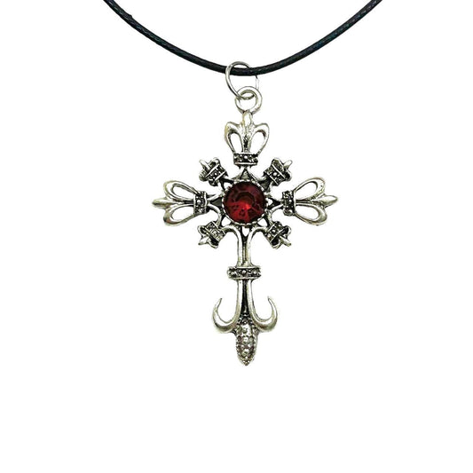 Crown Cross Necklace