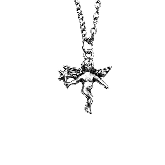 Dainty Star Angel Necklace