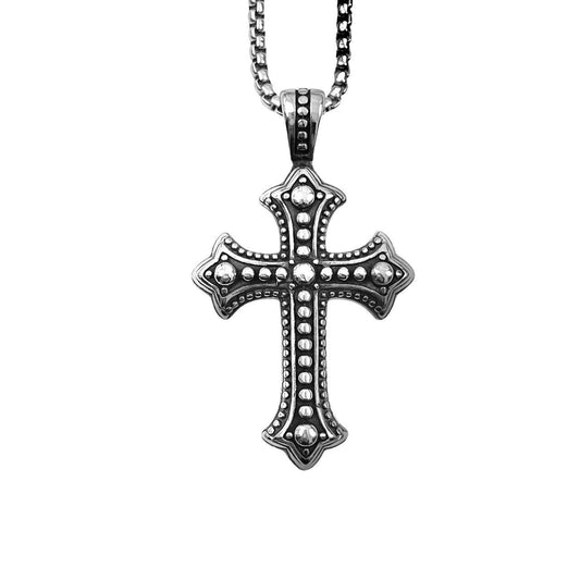 Thick Gothic Cross Necklace