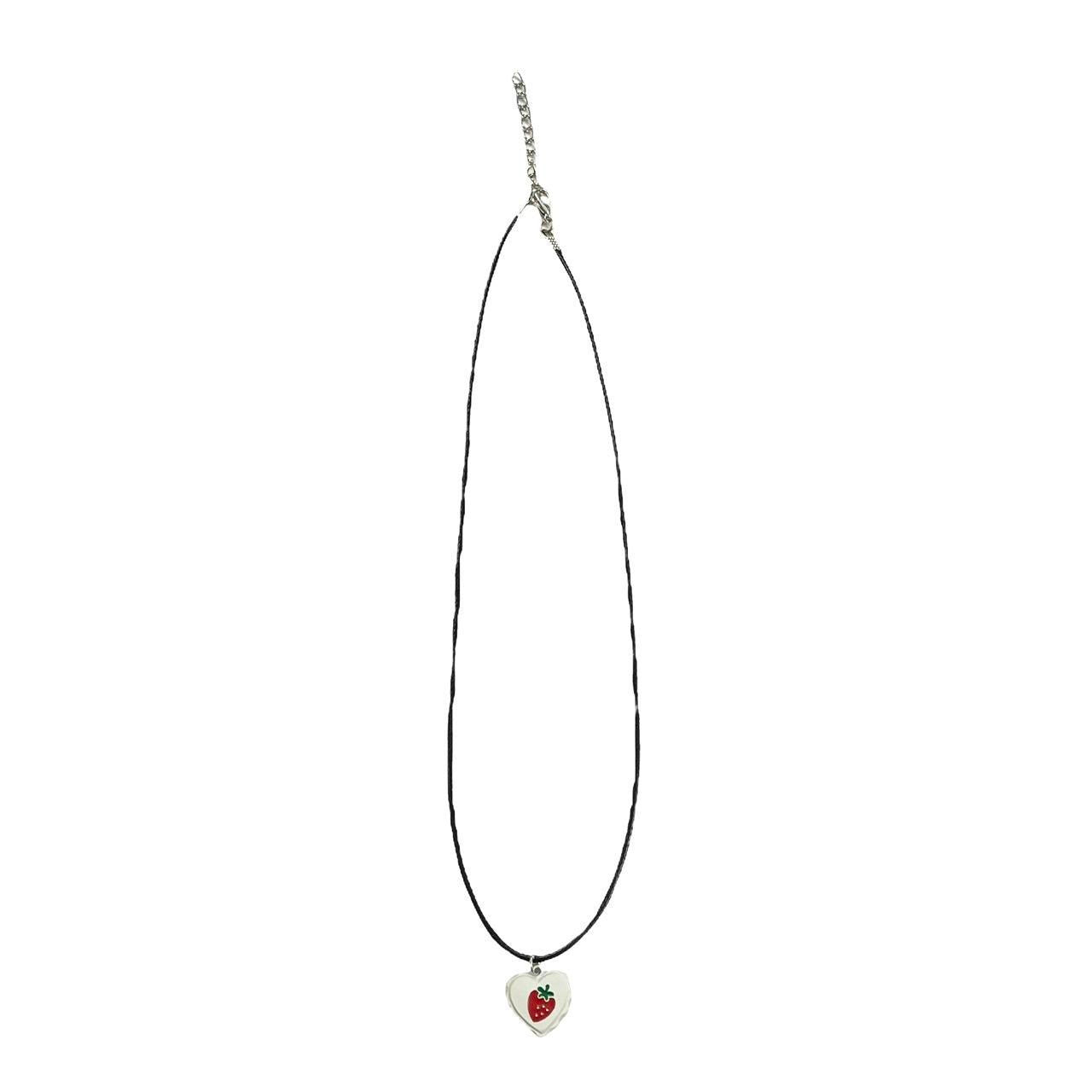 Strawberry Heart Necklace