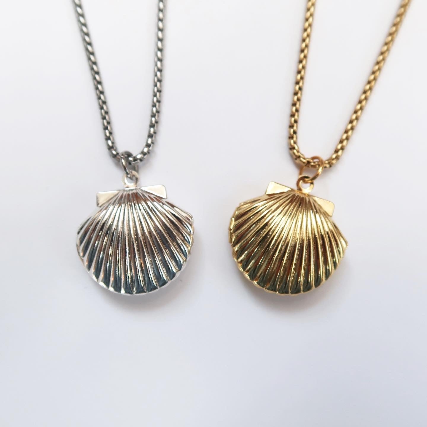 Shell Locket Necklace