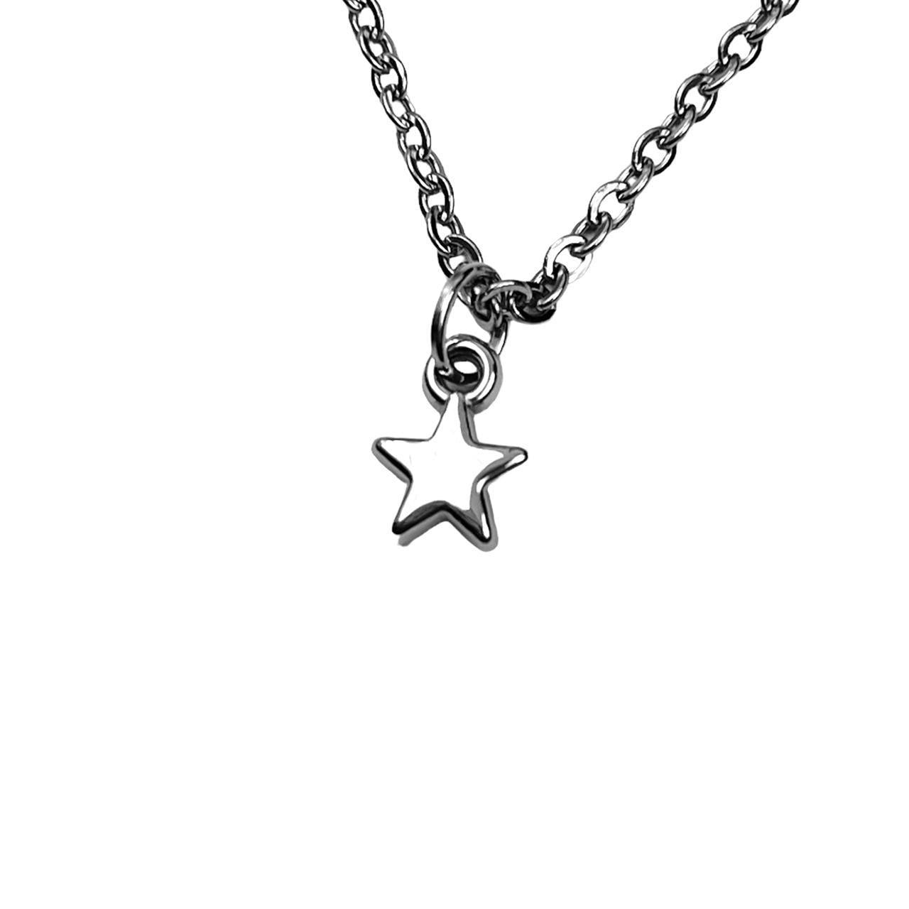 Silver Dainty Star Necklace