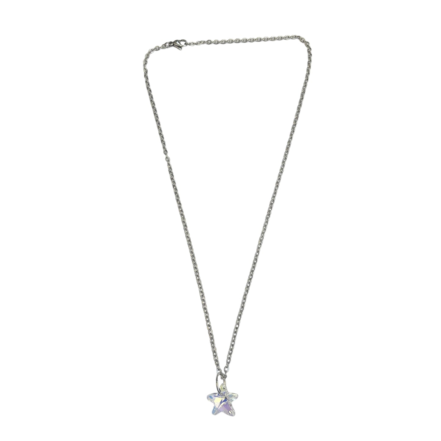 Iridescent Crystal Star Necklace