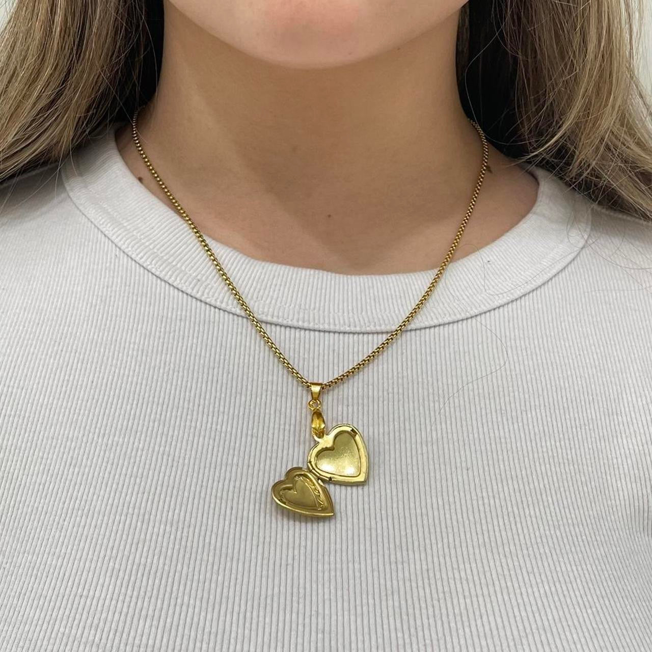 Gold Heart Locket