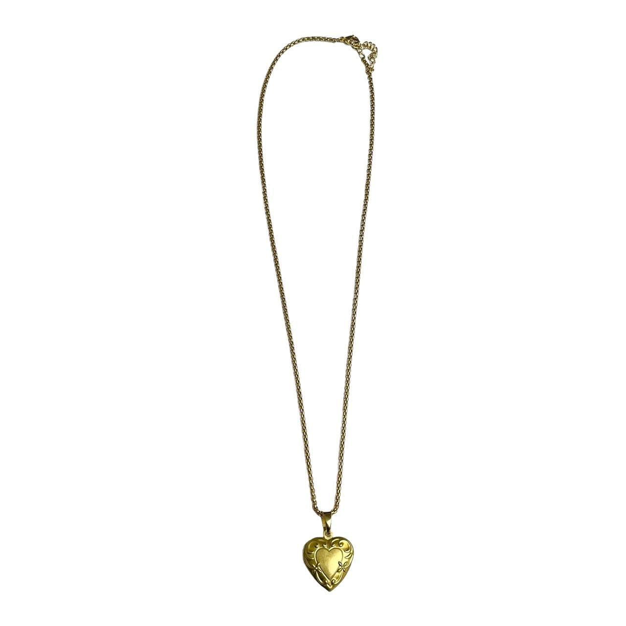 Gold Heart Locket