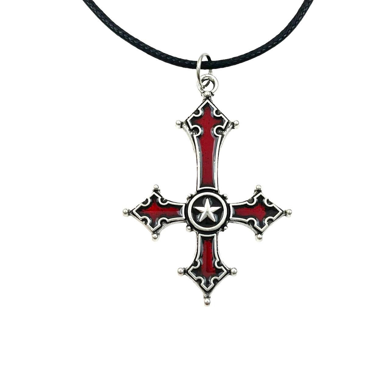 Upside Down Cross Necklace