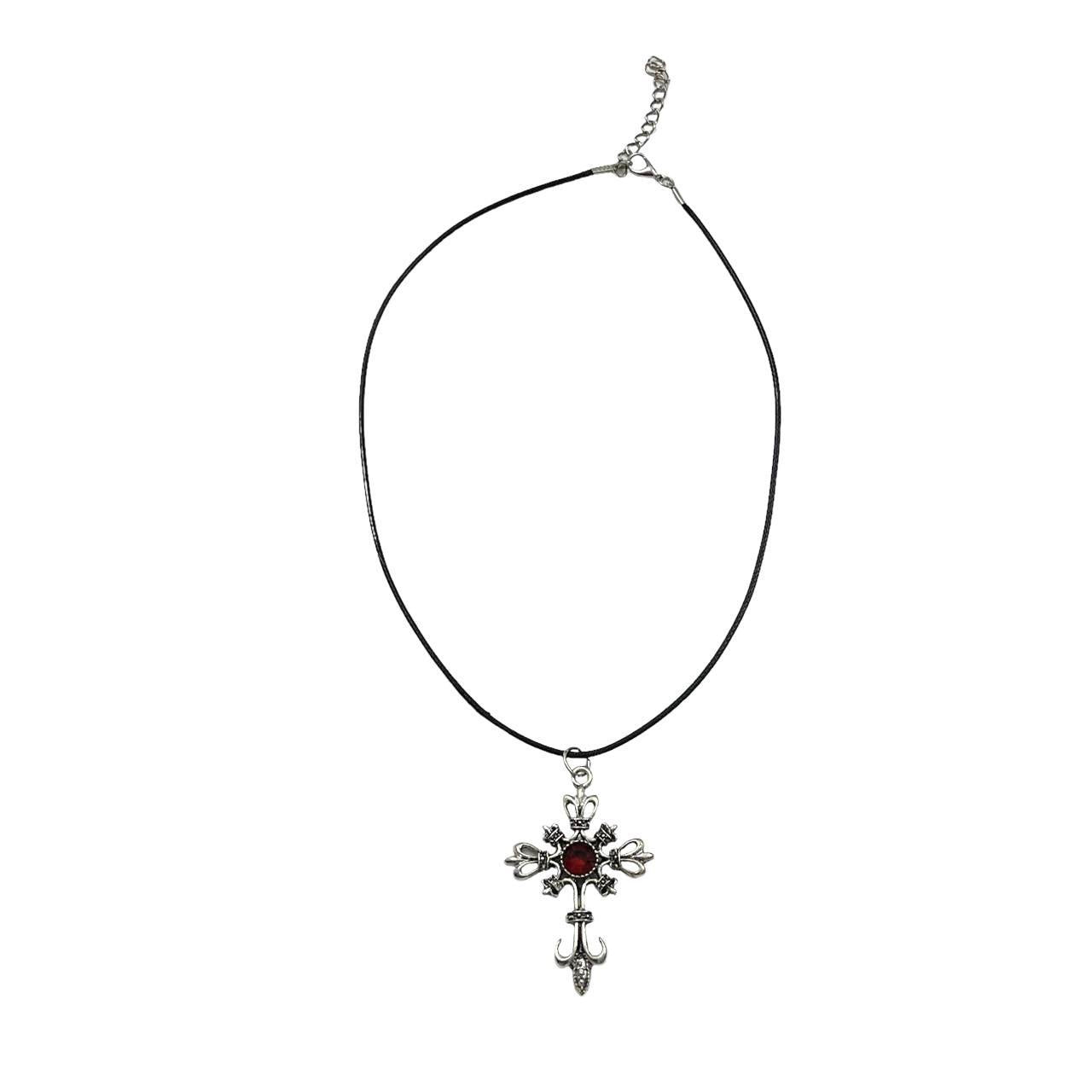 Crown Cross Necklace