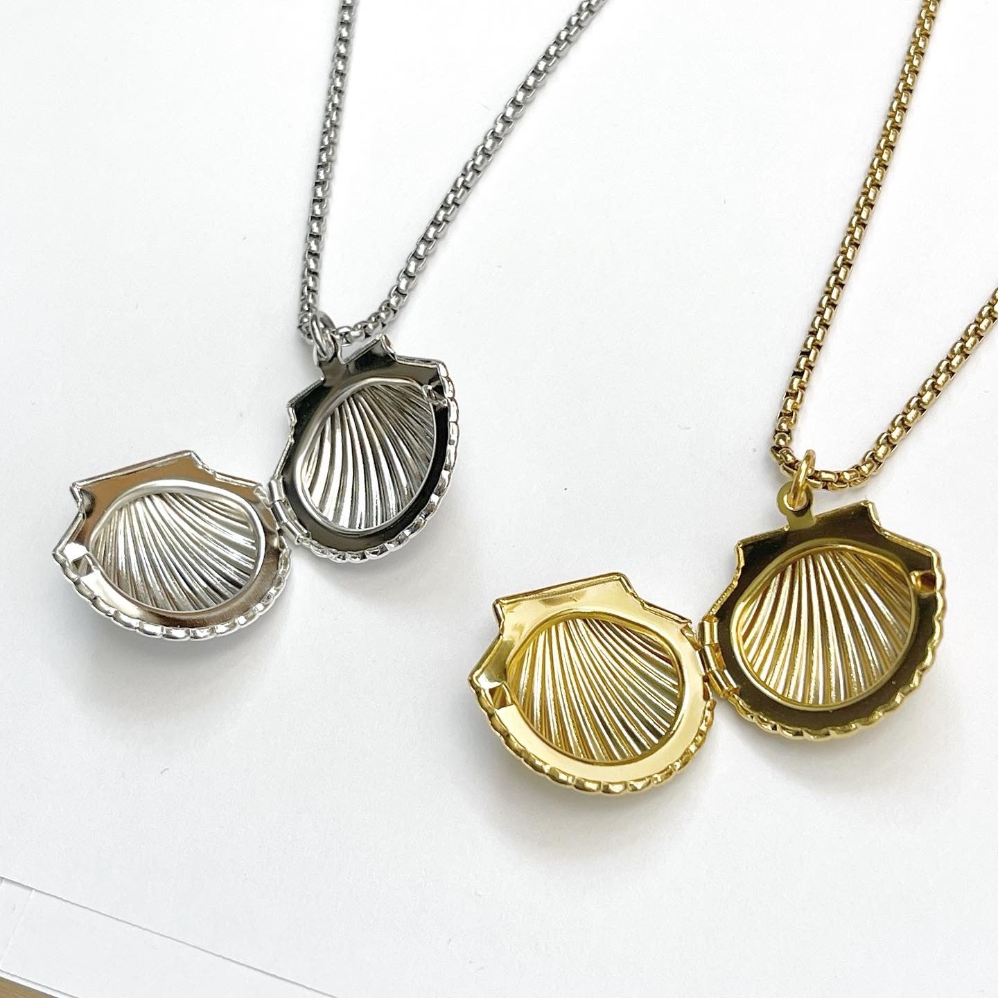 Shell Locket Necklace