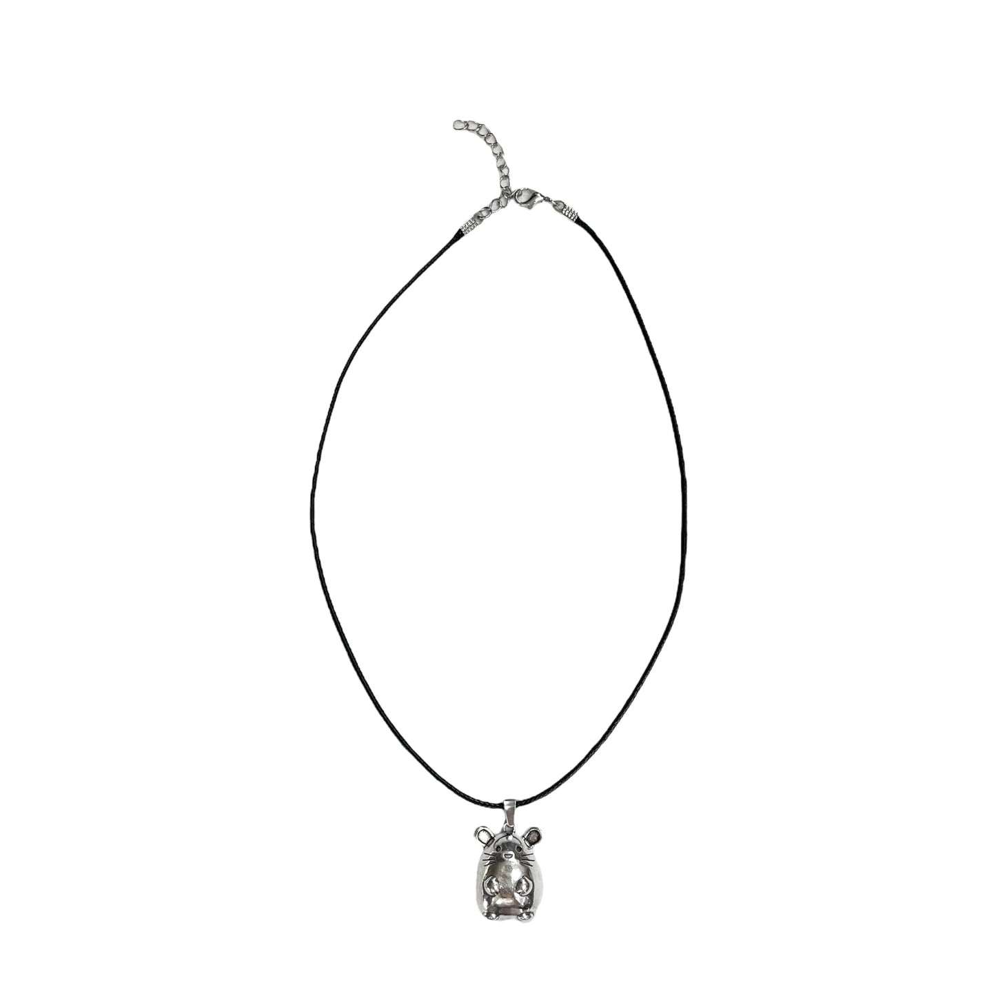 Puffy Mouse Corded Necklace