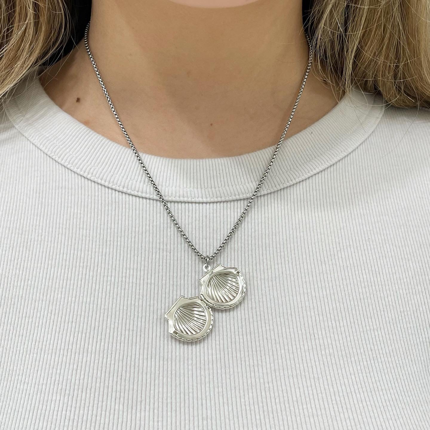 Shell Locket Necklace