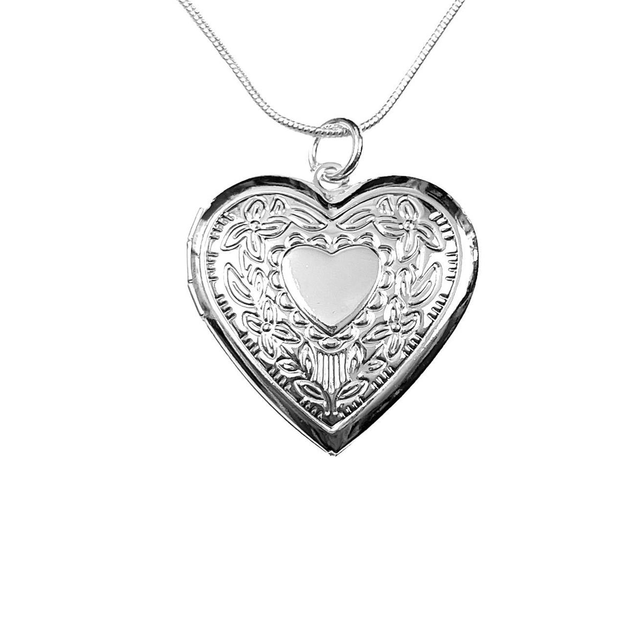 Silver Heart Locket