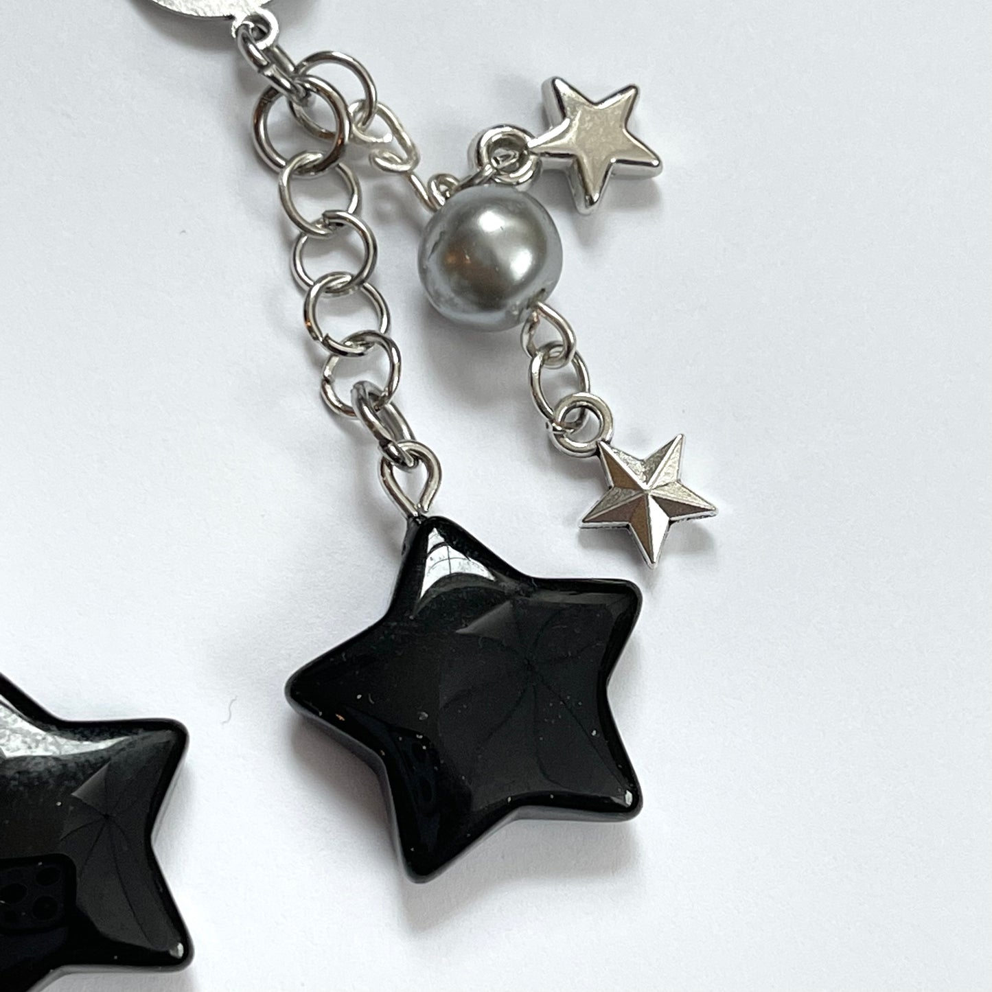 Black Star Earrings