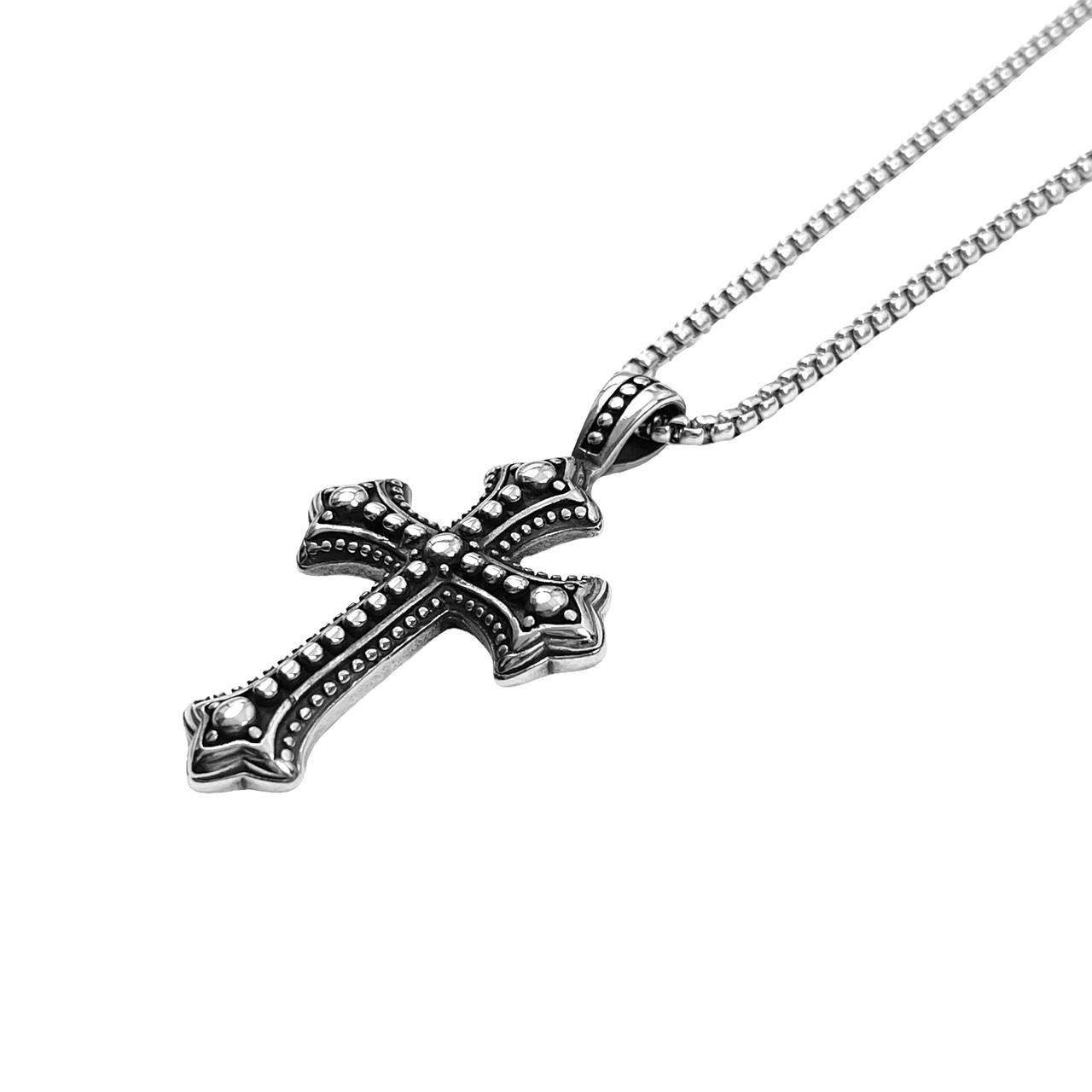 Thick Gothic Cross Necklace