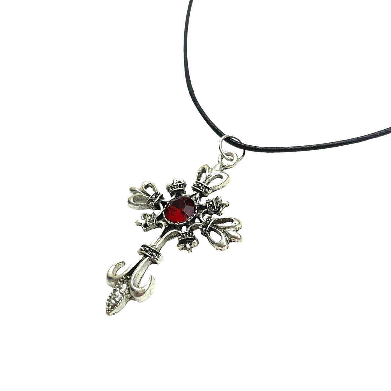 Crown Cross Necklace