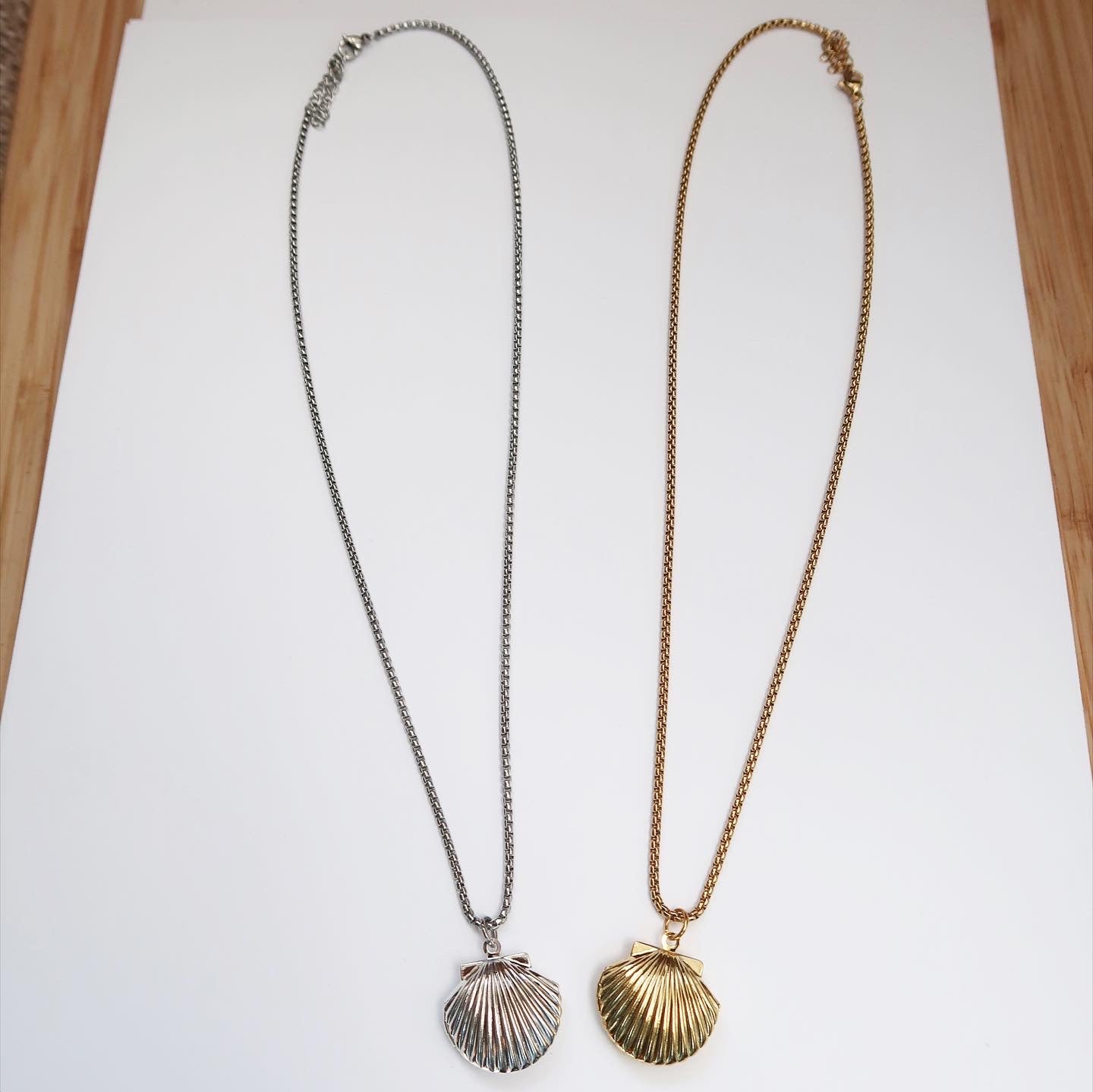 Shell Locket Necklace