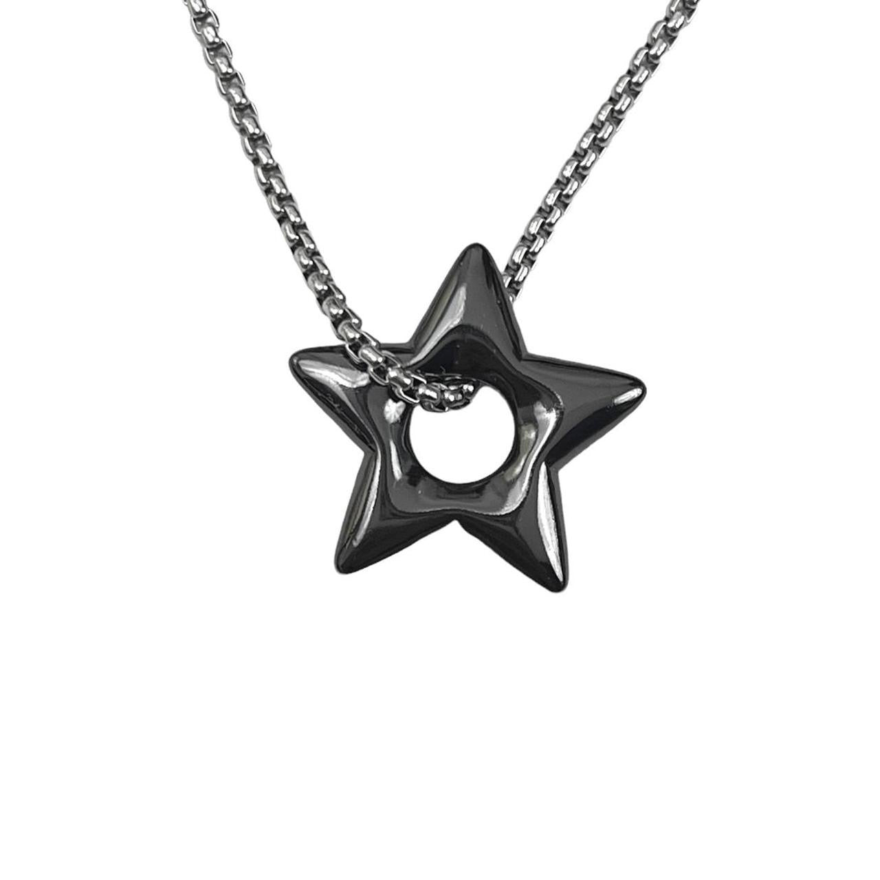 Puffy Star Pendant Necklace