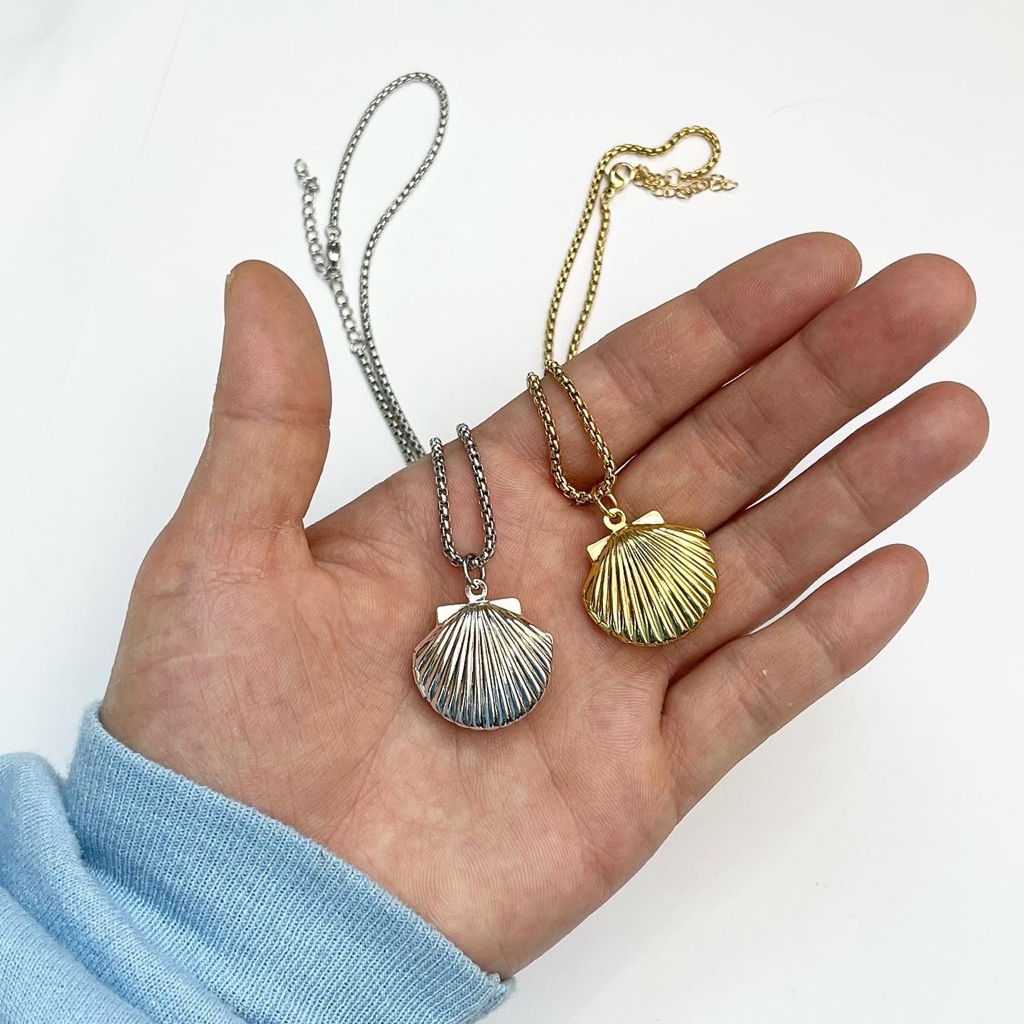 Shell Locket Necklace