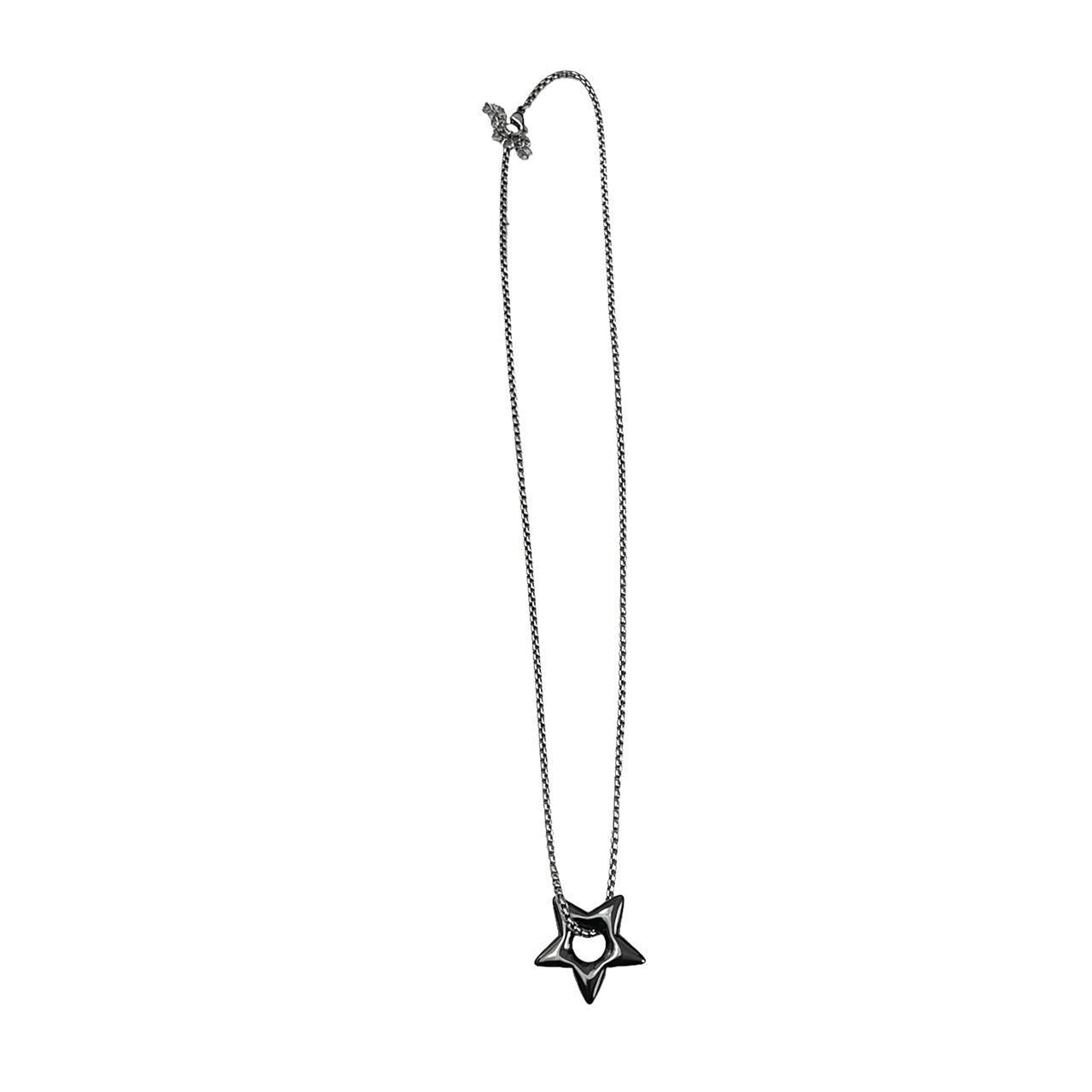 Puffy Star Pendant Necklace