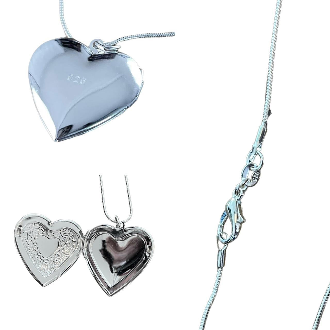 Silver Heart Locket