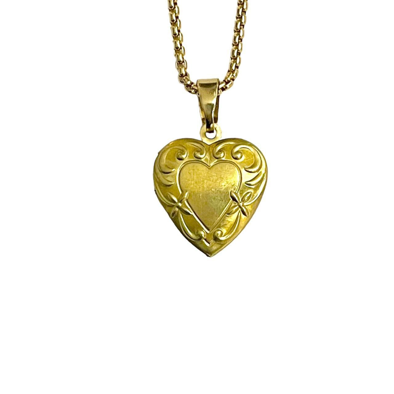 Gold Heart Locket